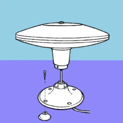 Vision Plus Status 350 Omni-Directional Antenna With VP2 TV Amplifier -Jacksons Leisure Supplies 04 2085.3 54081.1633448101