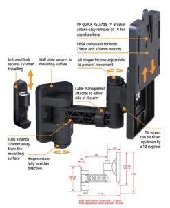 Vision Plus TV Wall Mounting Caravan & Motorhome Brackets -Jacksons Leisure Supplies 07 5170.10 scaled 91853.1631884464
