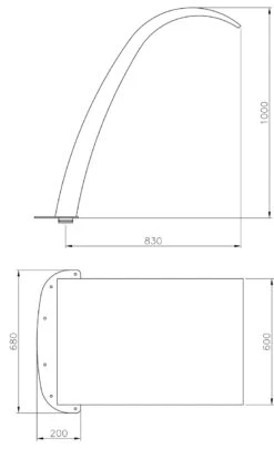 Astral Arched Curtain Swimming Pool Water Fountain -Jacksons Leisure Supplies 20130 DIMENSIONS 75626.1402057741