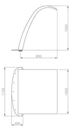 Astral Arched Curtain Swimming Pool Water Fountain -Jacksons Leisure Supplies 20131 DIMENSIONS 65161.1402057750