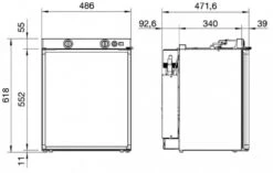 Dometic RM5310 230 V 12v LPG Gas Caravan Fridge -Jacksons Leisure Supplies 2159 03 44338.1422027871