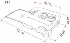 Fiamma 23 Litre Fresh Water Caravan Roll Tank 5 Fiamma 23 Litre Fresh Water Caravan Roll Tank -Jacksons Leisure Supplies 23L dims 20598.1380205215