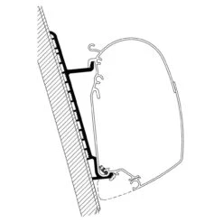 Thule Awning Bracket Kit For Omnistor 4900 & 5200 - Ducato H3 And EPDM