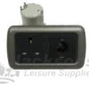 CBE 3 Pin & 12v Auto Socket With Twin Support & Frame