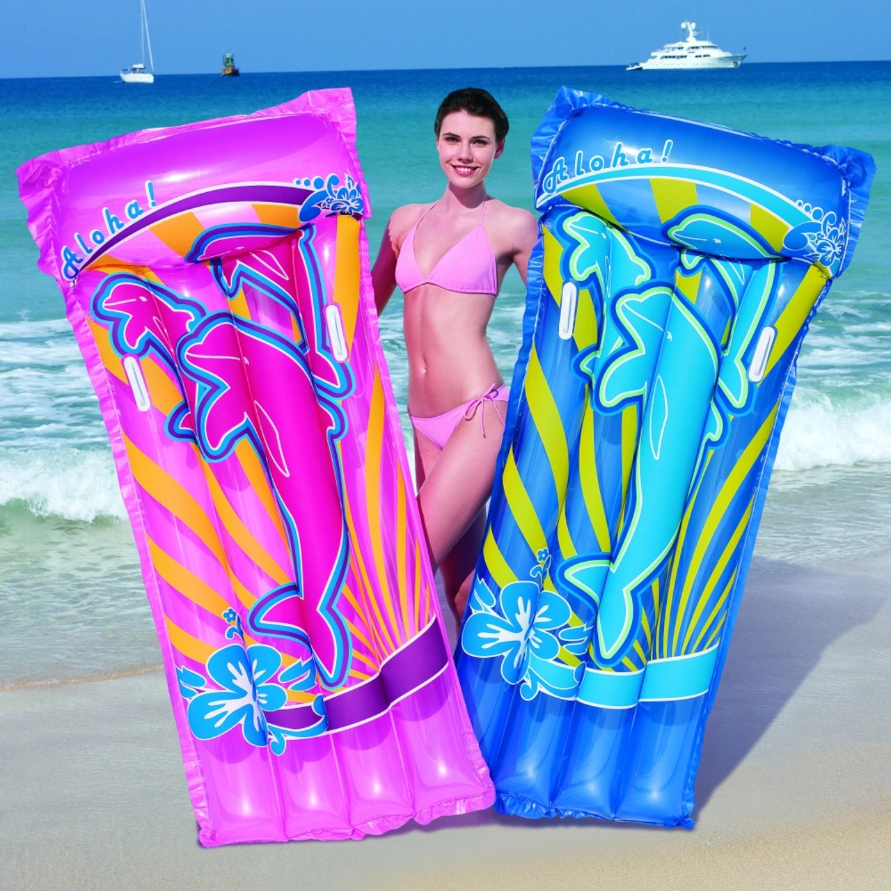 Bestway Swimming Pool Tropical Sports Beach Lilo 1 Bestway Swimming Pool Tropical Sports Beach Lilo