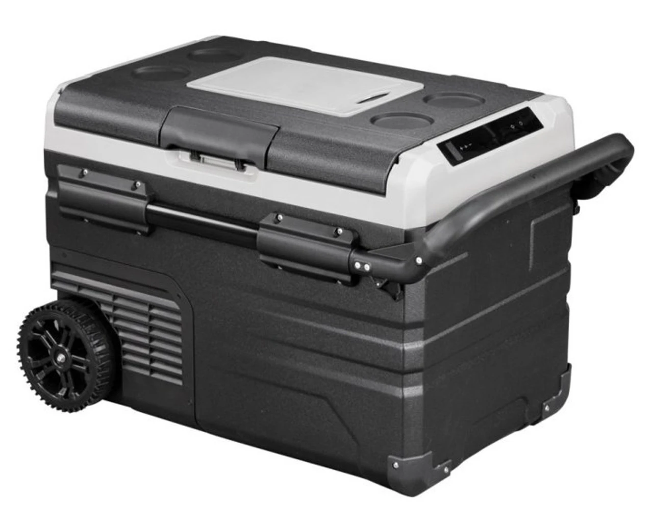 Alpicool 45 Litre Wheeled 12v Portable Camping Fridge Freezer Cool Box 3 Alpicool 45 Litre Wheeled 12v Portable Camping Fridge Freezer Cool Box - Image 3