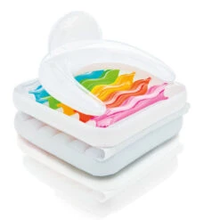 Intex Inflatable 2 In 1 Folding Pool Suntan Lounger -Jacksons Leisure Supplies 58847 seat 94358.1426159937