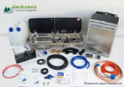 Dometic-Smev 9222 Hob And Sink, CRX50 Fridge & Sargent EC160 Complete Conversion Kit 2 -Jacksons Leisure Supplies 9222L Gaz CR50 CR copy 99916.1506712998