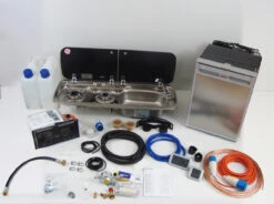 Dometic-Smev 9222 Hob And Sink, CRX50 Fridge & Sargent EC160 Complete Conversion Kit 2