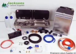 Dometic-Smev 9222 Hob And Sink, CRX50 Fridge & Sargent EC160 Complete Conversion Kit 2 -Jacksons Leisure Supplies 9222R CR50 GAZ CR copy 18656.1445430306