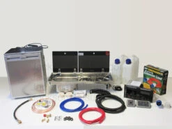 Dometic-Smev 9722 Hob And Sink CRX50 Fridge & Sargent EC160 Van Conversion Kit 2 -Jacksons Leisure Supplies 9722 Kit 2 BLK MX 25362.1536137208