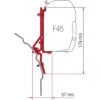 Fiamma F45s VW T4 Transporter Campervan Awning Bracket Kit