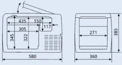 Waeco CoolFreeze CF35 Portable Fridge-Freezer -Jacksons Leisure Supplies CF35sizesLrg 51864.1376986092