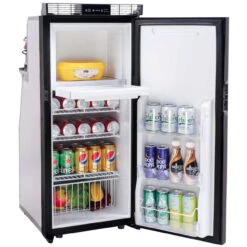 Adventurer ADS 87 Compressor Fridge Freezer For Campervan Caravan Or Motorhome -Jacksons Leisure Supplies CVB3 92Da open door 51889.1674579539