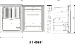 Dometic Silencio DS400 Silent Mini Bar Fridge -Jacksons Leisure Supplies DS400 BI dimension 27 60953.1515168548