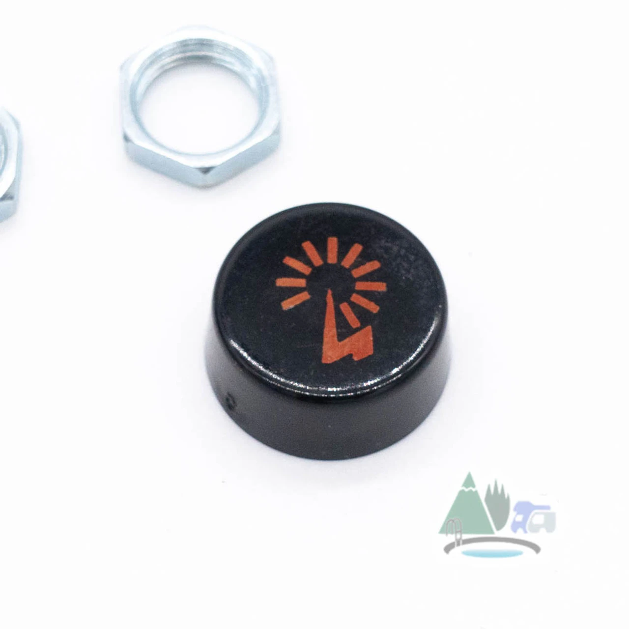 Thetford Spare - Ignition Switch Button With Fixing Nuts - SSPA0384 3 Thetford Spare - Ignition Switch Button With Fixing Nuts - SSPA0384 - Image 3