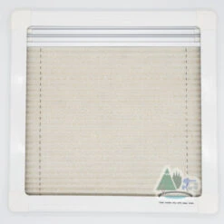 Adventurer Campervan Top Hinge Window With Blind And Fly Screen - Flush Acrylic Glass -Jacksons Leisure Supplies DSC03784 05863.1653052763