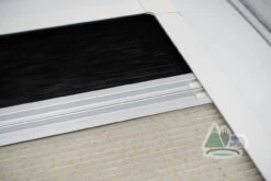 Adventurer Campervan Top Hinge Window With Blind And Fly Screen - Flush Acrylic Glass -Jacksons Leisure Supplies DSC03796 26155.1653052691