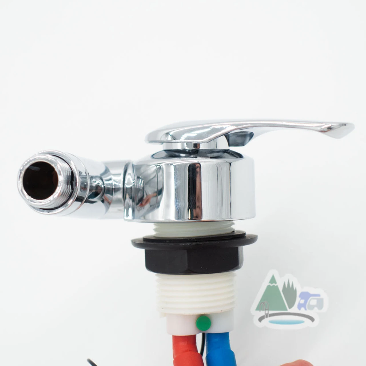 Reich Twist Shower Mixer Tap - Chrome W/ Smooth Fit Connectors 4 Reich Twist Shower Mixer Tap - Chrome W/ Smooth Fit Connectors - Image 4