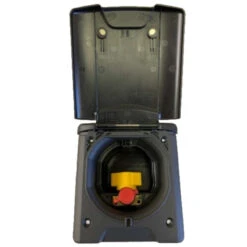 FAWO Flush Fitting BBQ Gas Socket For Caravan Motorhome Campervan -Jacksons Leisure Supplies FAWO gas BBQ Lid Black 70890.1669037016