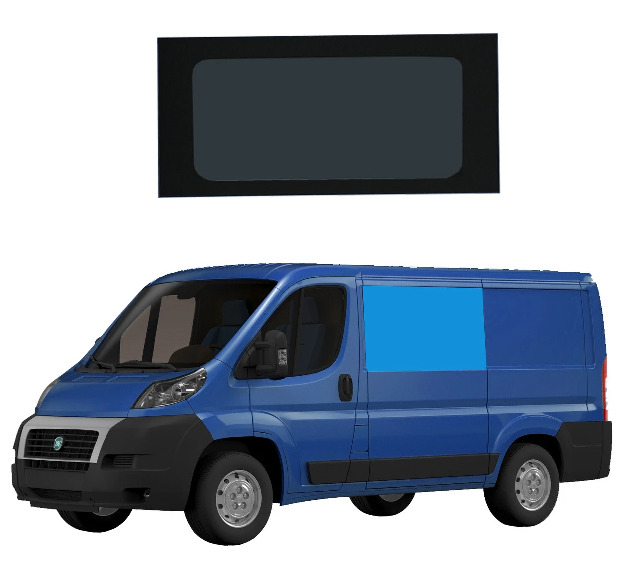 Campervan Glass Window For Fiat Ducato / Citroen Relay / Peugeot Boxer - Front Passenger Side UK 2 Campervan Glass Window For Fiat Ducato / Citroen Relay / Peugeot Boxer - Front Passenger Side UK - Image 2