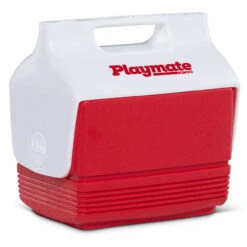 Igloo Playmate Mini Compact 3 Litre Red Lunch Cool Box -Jacksons Leisure Supplies Igloo Playmate Mini Compact Portable School Kids Lunch Cool Box Red Ice White 50321 01 91983.1642426501