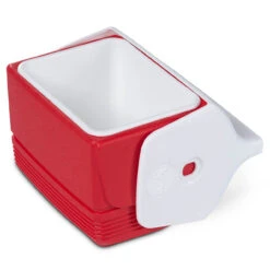 Igloo Playmate Mini Compact 3 Litre Red Lunch Cool Box -Jacksons Leisure Supplies Igloo Playmate Mini Compact Portable School Kids Lunch Cool Box Red Ice White 50321 04 73443.1642426503