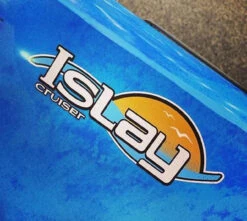 Venture Islay Cruiser Fit 4 Recreational Touring Kayak -Jacksons Leisure Supplies Islay Cruiser logo detail 85977.1576512003