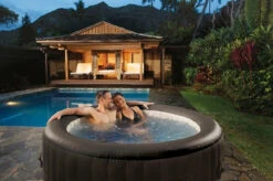 Intex PureSpa Deluxe Jet Massage Inflatable Hot Tub Spa -Jacksons Leisure Supplies JET MASSAGE SCENE 96468.1400587963