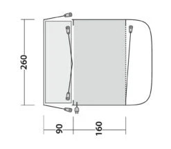 Outwell Newburg 160 Drive Away Awning -Jacksons Leisure Supplies Outwell Newburg 160 drive away awning specification 33498.1612113668
