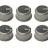 Thetford Spares - 6 Pack Drive Control Knob Set In Black For Caravan Or Motorhome