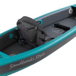 Sandbanks Explorer Inflatable Kayak - Single Person -Jacksons Leisure Supplies Sandbanks Style Explorer single kayak rearseat 56214.1663662981