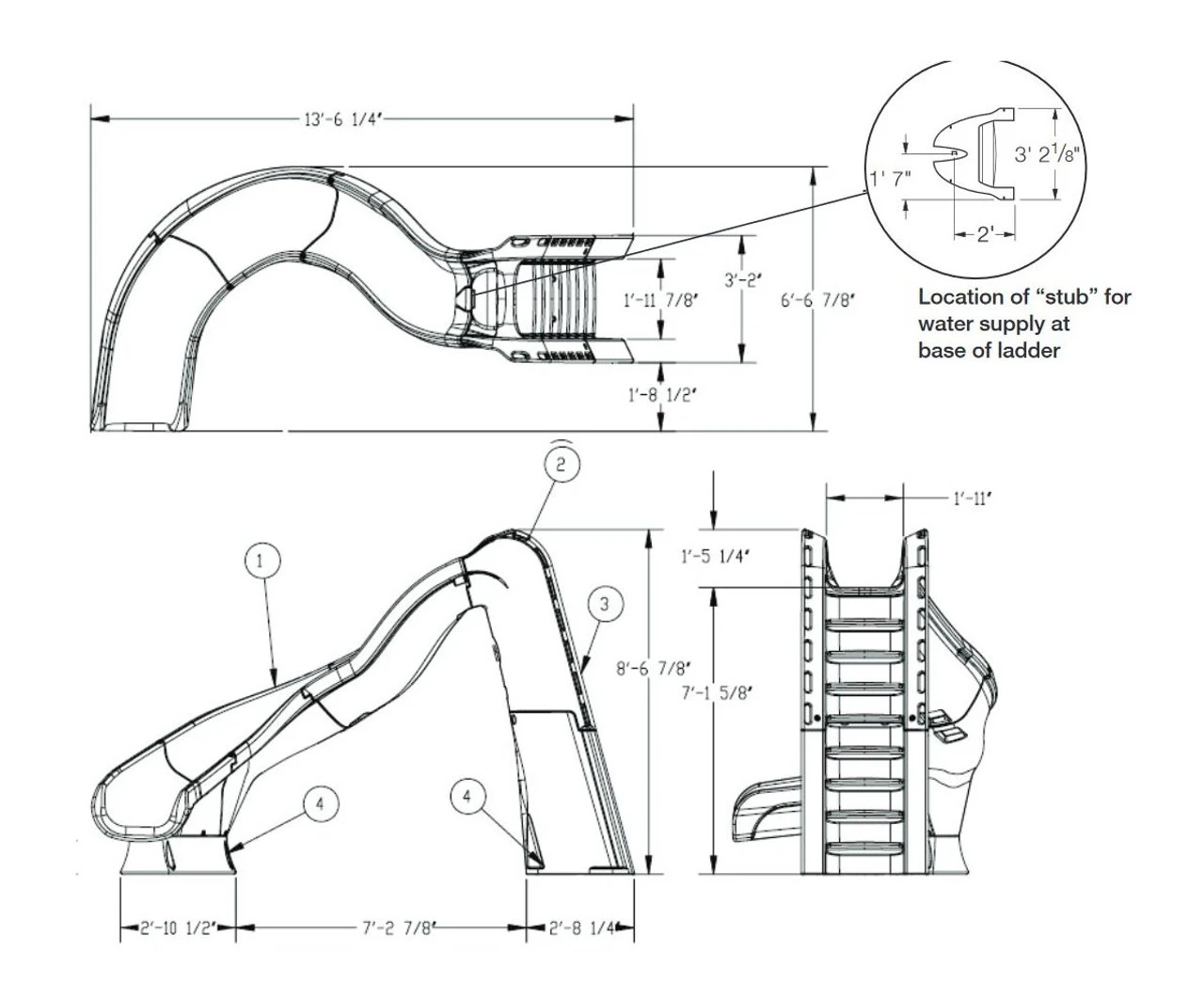 SR Smith Turbo Twister Swimming Pool Slide 5 SR Smith Turbo Twister Swimming Pool Slide - Image 5