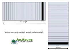 Campervan And Motorhome Silver Tambour Roller Door -Jacksons Leisure Supplies Tambour Diagram 69229.1582035868
