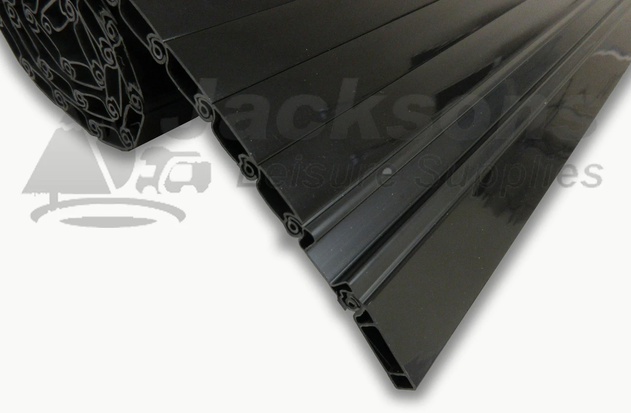 Campervan And Motorhome Tambour Roller Door It In Piano Black 2 Campervan And Motorhome Tambour Roller Door It In Piano Black - Image 2