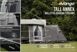 Vango Tall Annex Elements ProShield For Riviera Balletto Kalari And Tuscany Caravan Awnings 12 Vango Tall Annex Elements ProShield For Riviera Balletto Kalari And Tuscany Caravan Awnings -Jacksons Leisure Supplies Vango Tall Annex Elements Proshield features 41943.1660333166