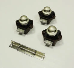 3 Pack Of Caravan Mini Push Button Door Handle And Catch -Jacksons Leisure Supplies br nic 54226.1415012283