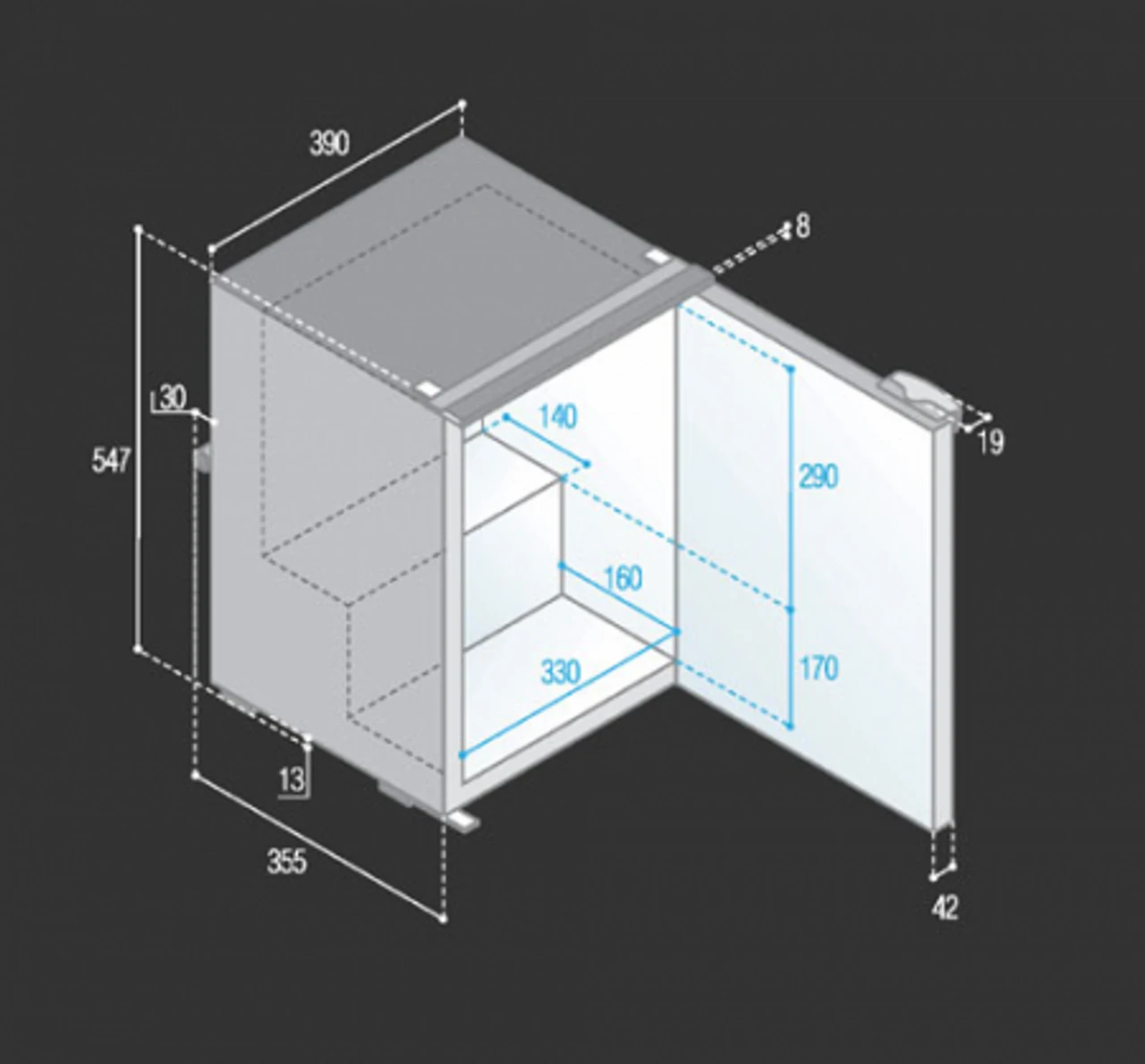 Vitrifrigo C39i Campervan Marine & Caravan 2 Way Compressor Fridge 2 Vitrifrigo C39i Campervan Marine & Caravan 2 Way Compressor Fridge - Image 2