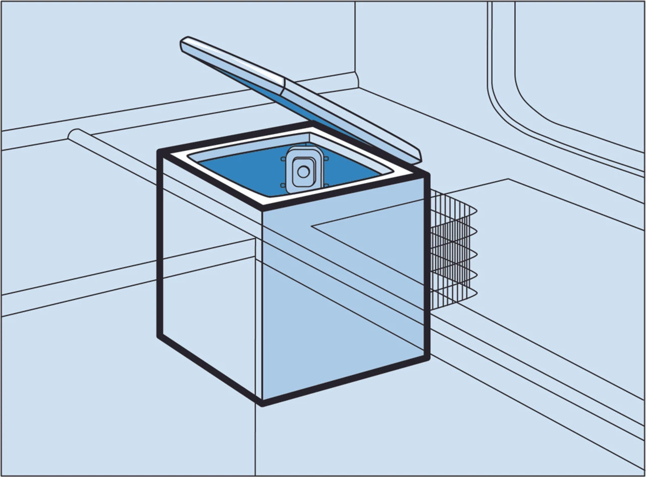 Dometic Waeco Coolmatic CB36 Top Loading Fridge Campervan And Marine Use 2 Dometic Waeco Coolmatic CB36 Top Loading Fridge Campervan And Marine Use - Image 2