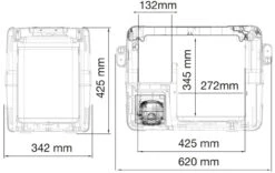 Dometic Waeco CoolFreeze CFX 28 Portable Compressor Fridge Freezer Cool Box -Jacksons Leisure Supplies cfx 28 dimensions 91422.1533721107