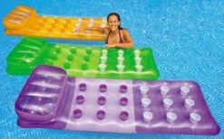 Intex 18 Pocket Lilo Swimming Pool Fashion Lounger