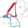 Fiamma F45 Adapter Bracket For Renault Master & Vauxhall Movano