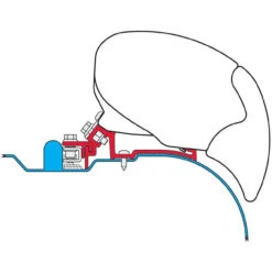Fiamma Iveco Daily H2 Awning Bracket Kit For The Fiamma F65/F80 Canopy Awning