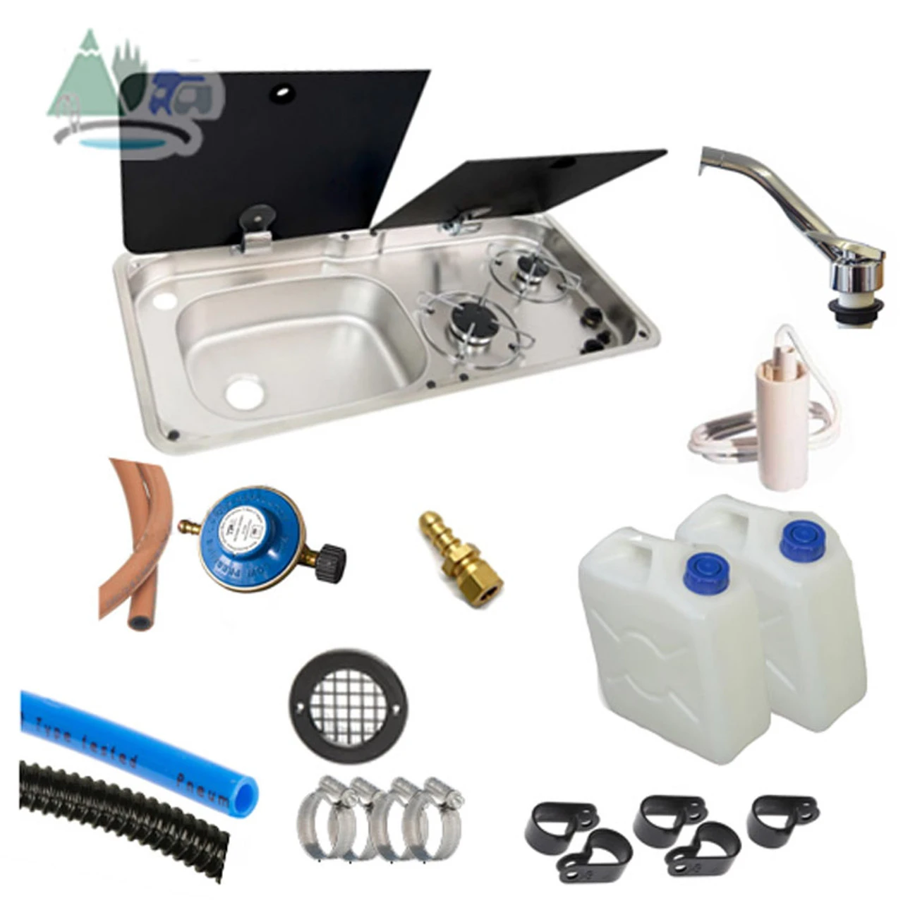 CAN FL1765 FL1766 Combi Hob And Sink Campervan Conversion Kit 1 2 CAN FL1765 FL1766 Combi Hob And Sink Campervan Conversion Kit 1 - Image 2