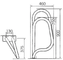 Astral Crossover Swimming Pool Exit Grab Rails Bars Handles -Jacksons Leisure Supplies handrail sizes5 61711.1390304895