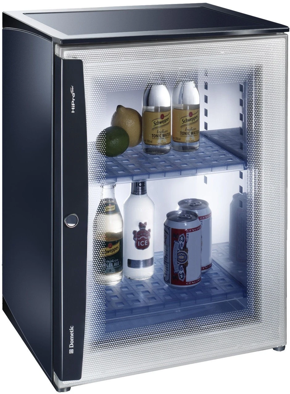 Dometic HiPro 4000 Vision Glass Door Mini Bar Fridge 1 Dometic HiPro 4000 Vision Glass Door Mini Bar Fridge