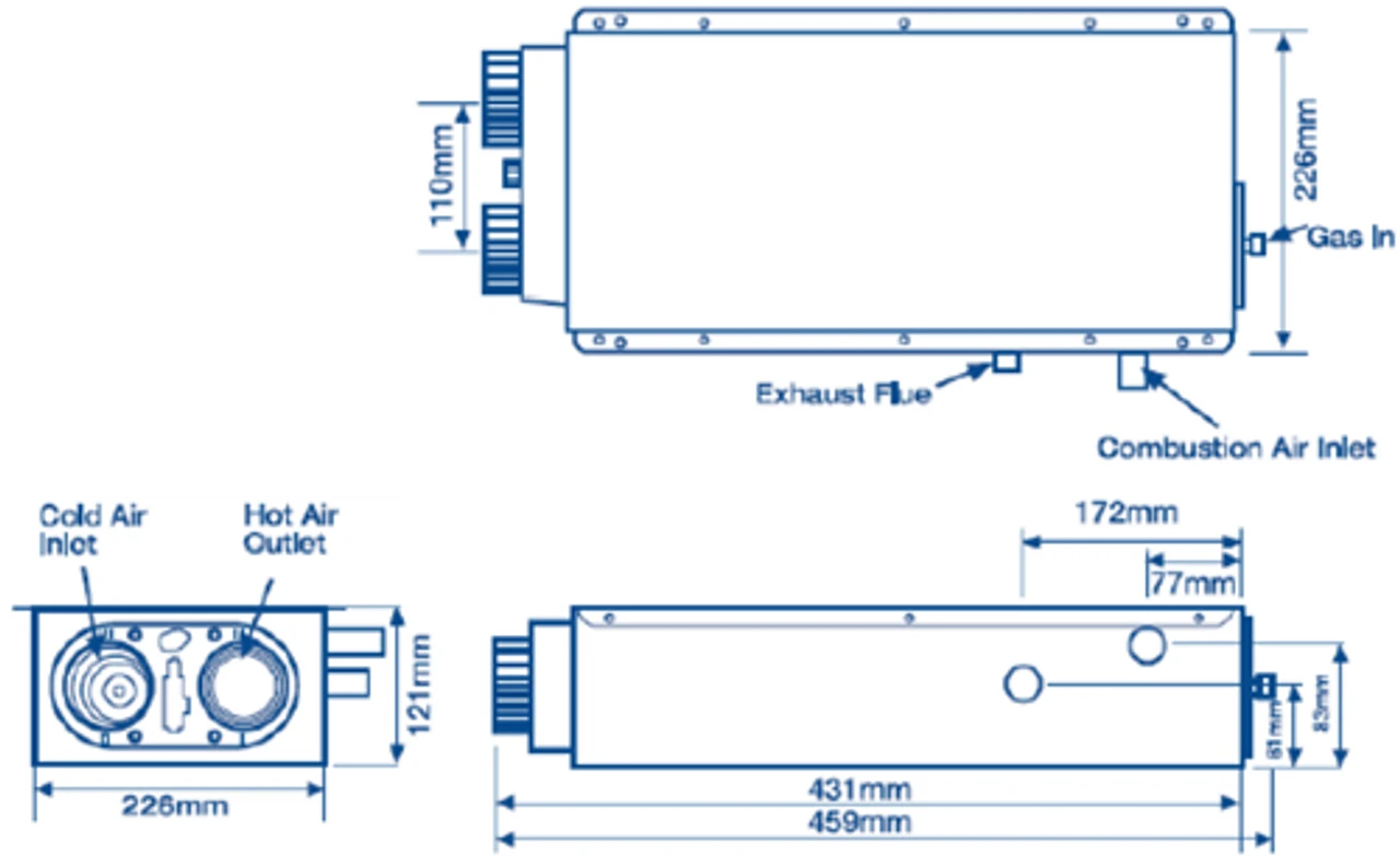 Propex HS2211 External Blown Air Heater 2 Propex HS2211 External Blown Air Heater - Image 2