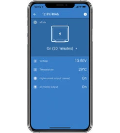 Victron Energy Peak Power Pack - 12.8V, 40AH, 512WH LiFePO4 Battery With Mains Charger And Solar/Alternator Charging -Jacksons Leisure Supplies iPhone PPP 53205.1639060234
