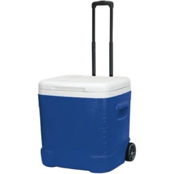 Igloo 60 Quart Ice Cube 90 Can Wheeled Cool Box -Jacksons Leisure Supplies igloo ice cube 60 quart roller 94331.1425377938