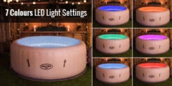 Bestway Lay Z Spa Paris Inflatable Hot Tub -Jacksons Leisure Supplies lay z spa paris product lighta 06699.1484233049